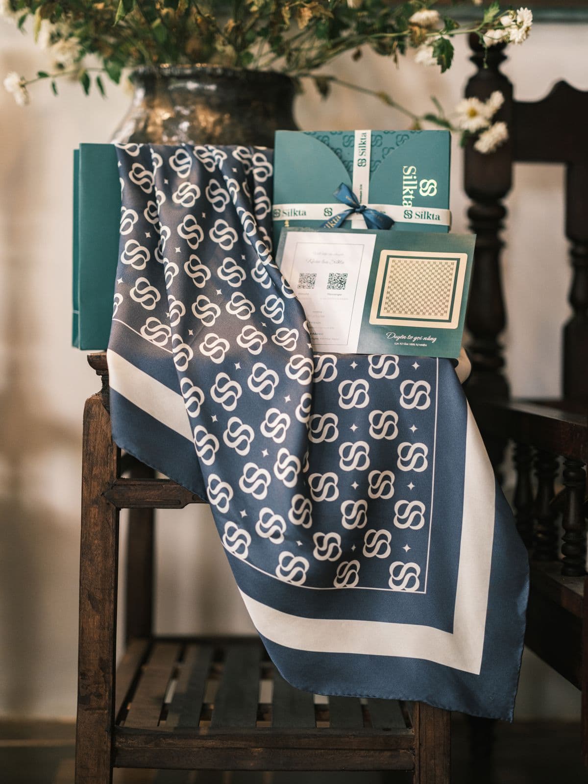 Scarf Prints — Vintage-inspired silk scarves, redrawn in Milano